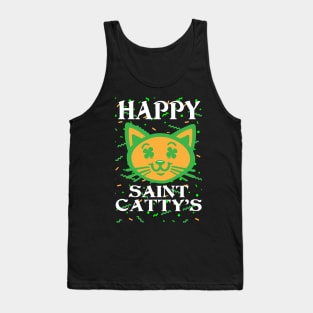 Happy St Catty's Day - St Patricks Day Tank Top